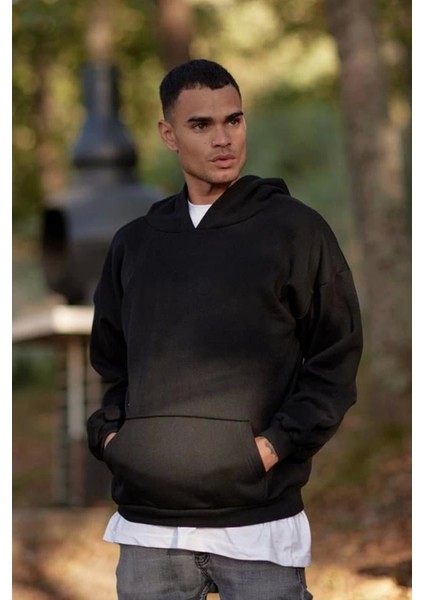 3 Iplik Şardonlu Oversize Sweatshirt modelleri