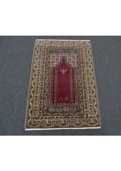 Antika El Dokuma Emsalsiz Namazlık Seccade Kayseri Bünyan Yün Halı 5244 fırsatları