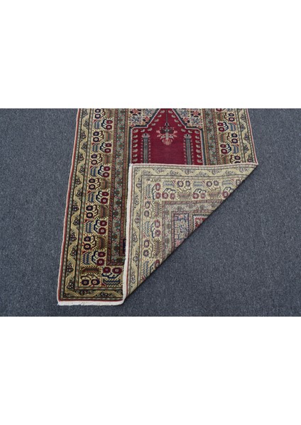 Antika El Dokuma Emsalsiz Namazlık Seccade Kayseri Bünyan Yün Halı 5244 indirimleri