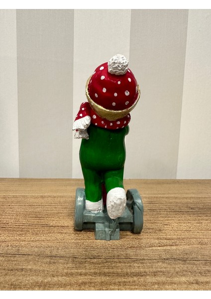 Scooter Detaylı Kardan Adam Polyester Obje modelleri