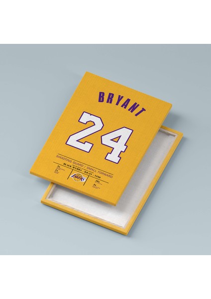 Kobe Bryant 24 Forma 40 x 55 cm Nba Los Angeles Lakers Jersey Kanvas Tablo indirimleri