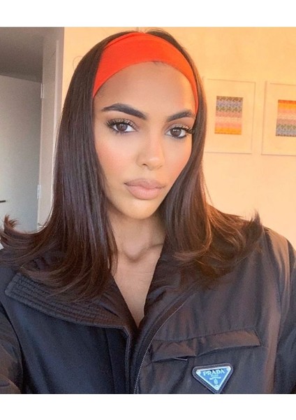 Trend Bandana Pamuklu Saç Bandı - Kırmızı