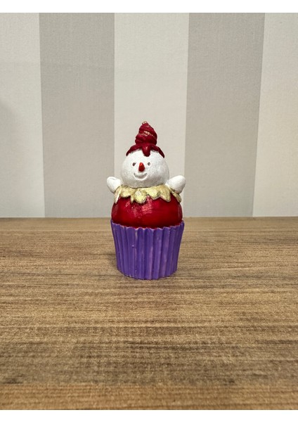Cupcake Kardan Adam Polyester Obje fırsatları