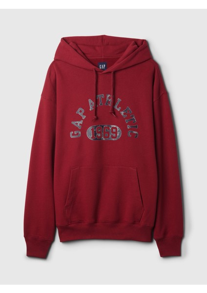 Erkek Bordo Gap 1969 Logo Sweatshirt