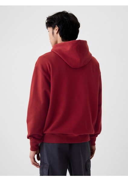 Erkek Bordo Gap 1969 Logo Sweatshirt