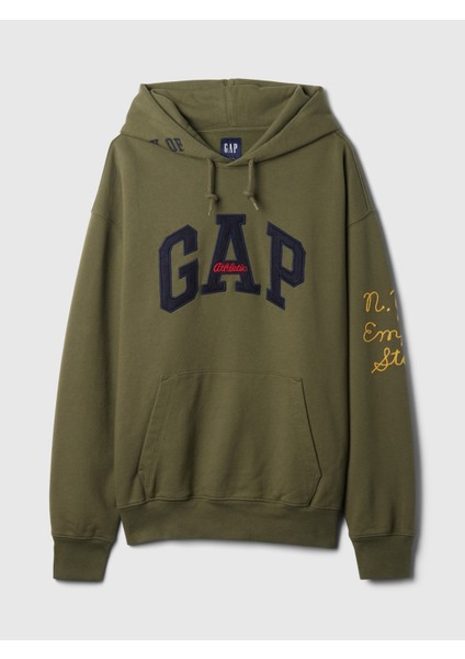 Erkek Haki Gap Logo Heavyweight Sweatshirt