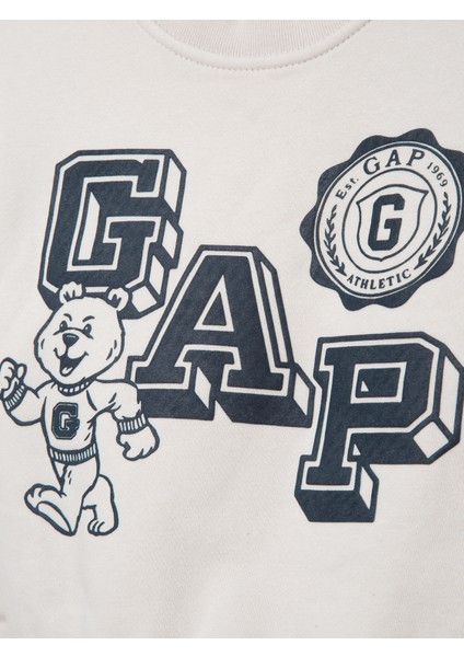 Erkek Bebek Kırık Beyaz Gap Logo Vintage Soft Sweatshirt fiyatları