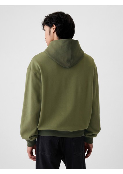 Erkek Haki Gap Logo 1969 Colorblock Sweatshirt indirimleri