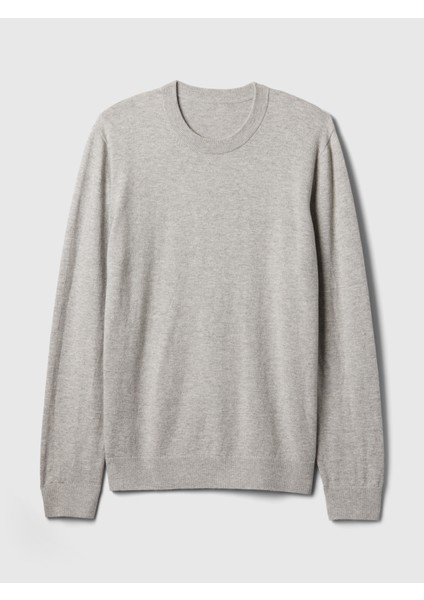 Erkek Gri CashSoft bisiklet yaka kazak fiyatları