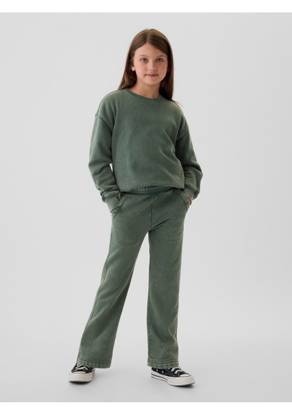 Erkek Çocuk Yeşil Vintage Soft Relaxed Eşofman Altı modelleri