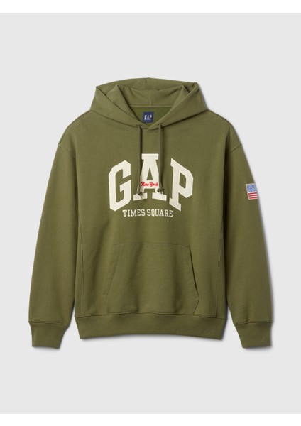 Erkek Haki Gap Logo Archive Oversize City Sweatshirt fiyatları