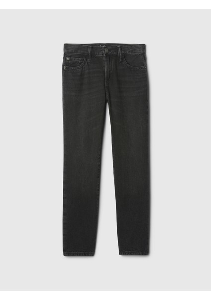 Erkek Çocuk Siyah Original Straight Pull-On Jean Pantolon