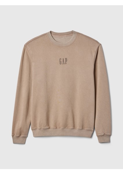 Erkek Bej Gap Logo Sweatshirt