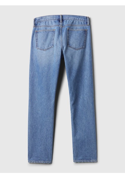 Erkek Koyu Mavi Slim Jean Pantolon