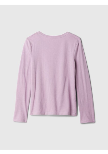 Kız Çocuk Pembe Grafikli T-Shirt modelleri
