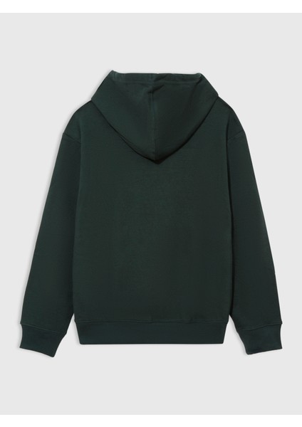 Kadın Koyu Yeşil Gap Logo Fleece Sweatshirt