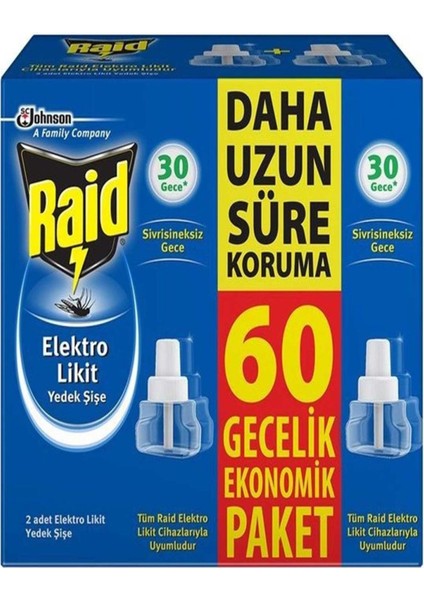 Elektro Likit 2 Yedek 60 Gece Ekonomik Paket