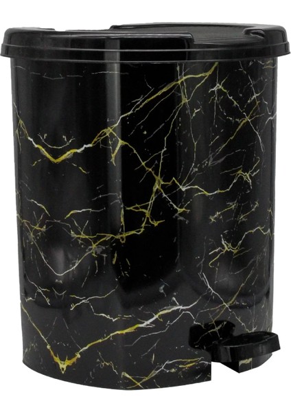 Asude 4 No Desenli Pedallı Çöp Kovası Royaleks-ASD189 fiyatları