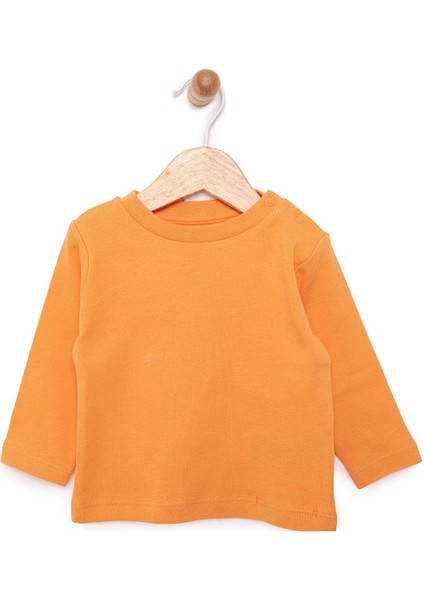 Basic Interlok Uzun Kol Tshirt Kız Bebek