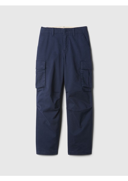 Erkek Çocuk Lacivert Baggy Kargo Pantolon