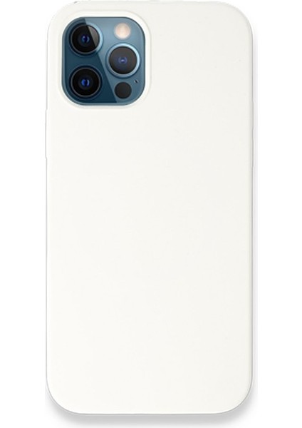 Apple iPhone 12 Mini Kılıf Çizilmelere Karşı Içi Kadife Yüzey Wireless Şarj Özellikli Silikon Lansman Kapak