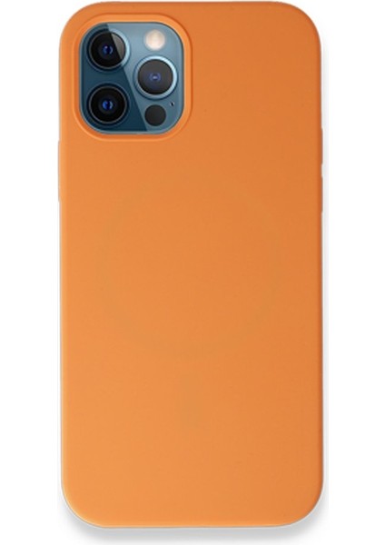 Apple iPhone 12 Mini Kılıf Çizilmelere Karşı Içi Kadife Yüzey Wireless Şarj Özellikli Silikon Lansman Kapak