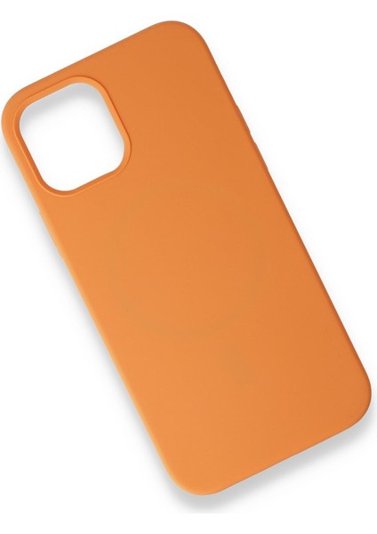Apple iPhone 12 Mini Kılıf Çizilmelere Karşı Içi Kadife Yüzey Wireless Şarj Özellikli Silikon Lansman Kapak
