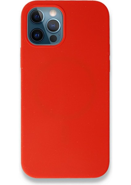 Apple iPhone 12 Mini Kılıf Çizilmelere Karşı Içi Kadife Yüzey Wireless Şarj Özellikli Silikon Lansman Kapak