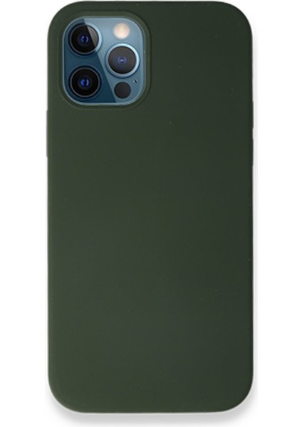 Apple iPhone 12 Pro Kılıf Çizilmelere Karşı Içi Kadife Yüzey Wireless Şarj Özellikli Silikon Lansman Kapak