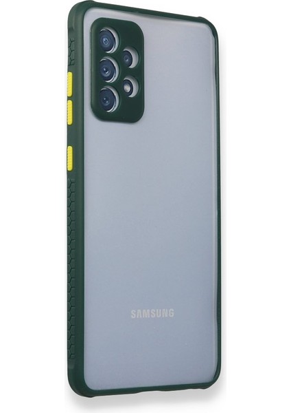 Samsung Galaxy A72 Kılıf Köşeler Airbag Özellikli Arkası Sert P.c Kenarı Silikon Miami Kapak