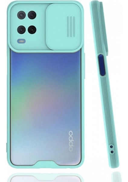 Realme 8 Kılıf Darbelere Dayanıklı Kamera Koruma Sürgülü Platin Kapak