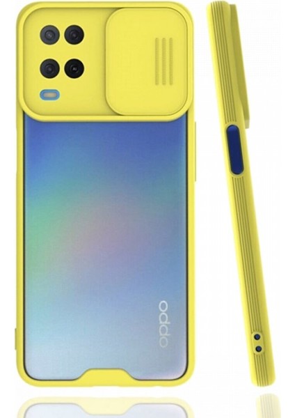 Realme 8 Kılıf Darbelere Dayanıklı Kamera Koruma Sürgülü Platin Kapak