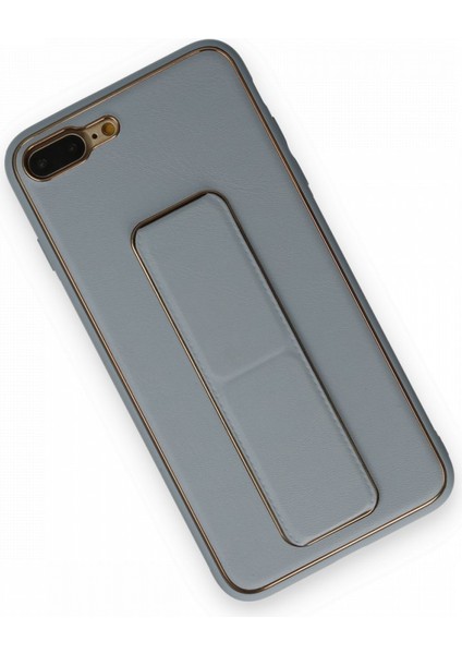 Apple iPhone 7 Plus Kılıf Yatay ve Dikey Standlı Kamera Lens Korumalı Deri Coco Stand Kapak