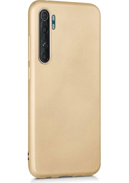 Xiaomi Mi Note 10 Lite Premium Silikon Kılıf Gold
