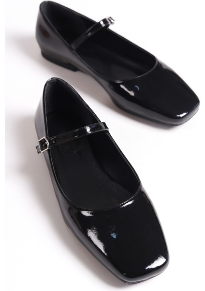 Küt Burunlu Bantlı Marj Jane Kadın Babet modelleri