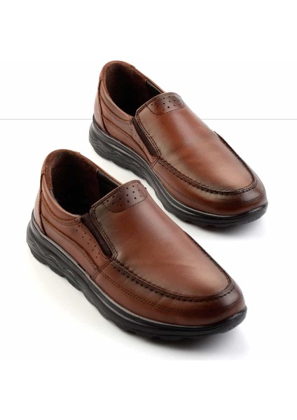 Taba Hakiki Deri Erkek Casual Ayakkabı E01556025903