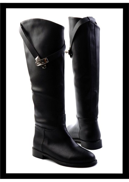 Siyah Kadın Çizme K03140431209