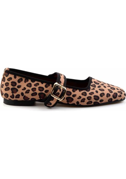 Leopar Kumaş Kadın Babet K01246301104 fiyatları
