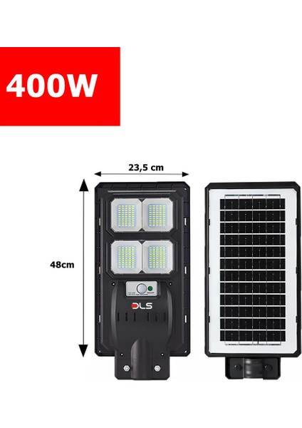 SLR-LD400 400 Güneş Enerjili Solar Dls Bahçe Çevre  Lambası