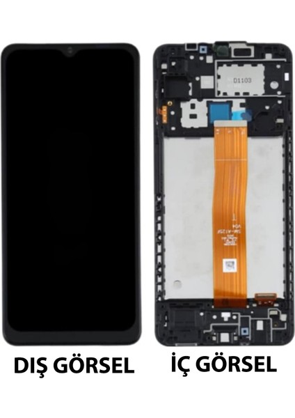 Samsung Galaxy A02 Uyumlu Hk Lcd+Dokunmatik+Çıtalı