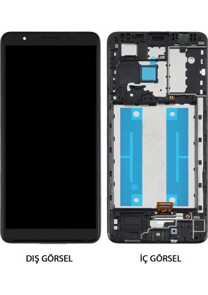 Samsung Galaxy A01 Core Uyumlu Hk Lcd+Dokunmatik+Çıtalı (Siyah) NT-108519