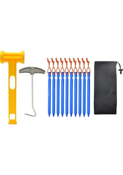 Alaşımlı Çadır Kazıkları Ölgelik Tente 18CM Mavi (Yurt Dışından)