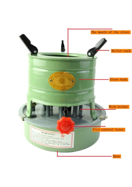 Brül 8 Fitilli Yürüyüş Kamp Brül (Yurt Dışından)