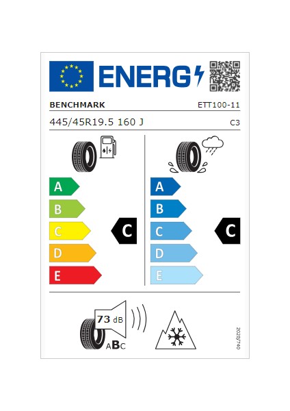 445/45 R19.5 20Pr Ett100 160J Bk (Hb) Ece-S 3Pmsf E Dorse 4 Mevsim Lastiği (Üretim Yılı: 2023)