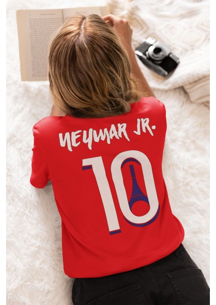 Neymar Da Silva Paris Sırt Legend 10 Numara Forma Baskılı Unisex Tişört