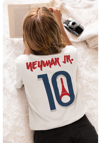 Neymar Da Silva Paris Sırt Legend 10 Numara Forma Baskılı Unisex Tişört