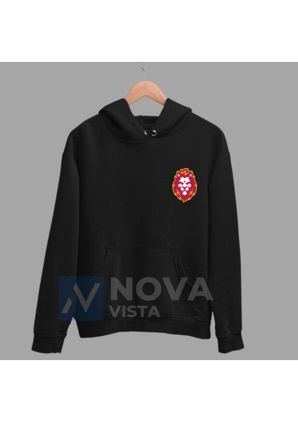 Biy Store Metin Oktay Efsane Numara Futbol Forma Sırt Baskılı Unisex Siyah Kapüşonlu Spor Sweatshirt