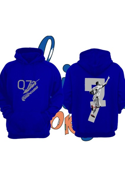 Quaresma Ricardo Fotograf Sırt Baskılı Unisex Kapşonlu Eşofman Takımı Sweatshirt