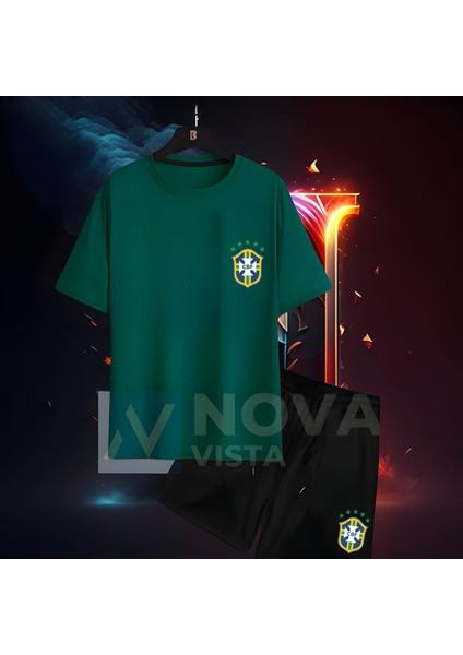 Fenomen Ronaldo Yazılı Futbol Baskılı Forma Siyah Tişört Kadın Erkek Unisex T-Shirt Eşofman Takımı fiyatları