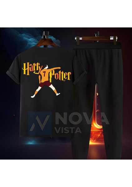 Kerem Aktürkoglu Harry Potter Gol Baskılı Unisex Tişört T-Shirt Şort Takımı